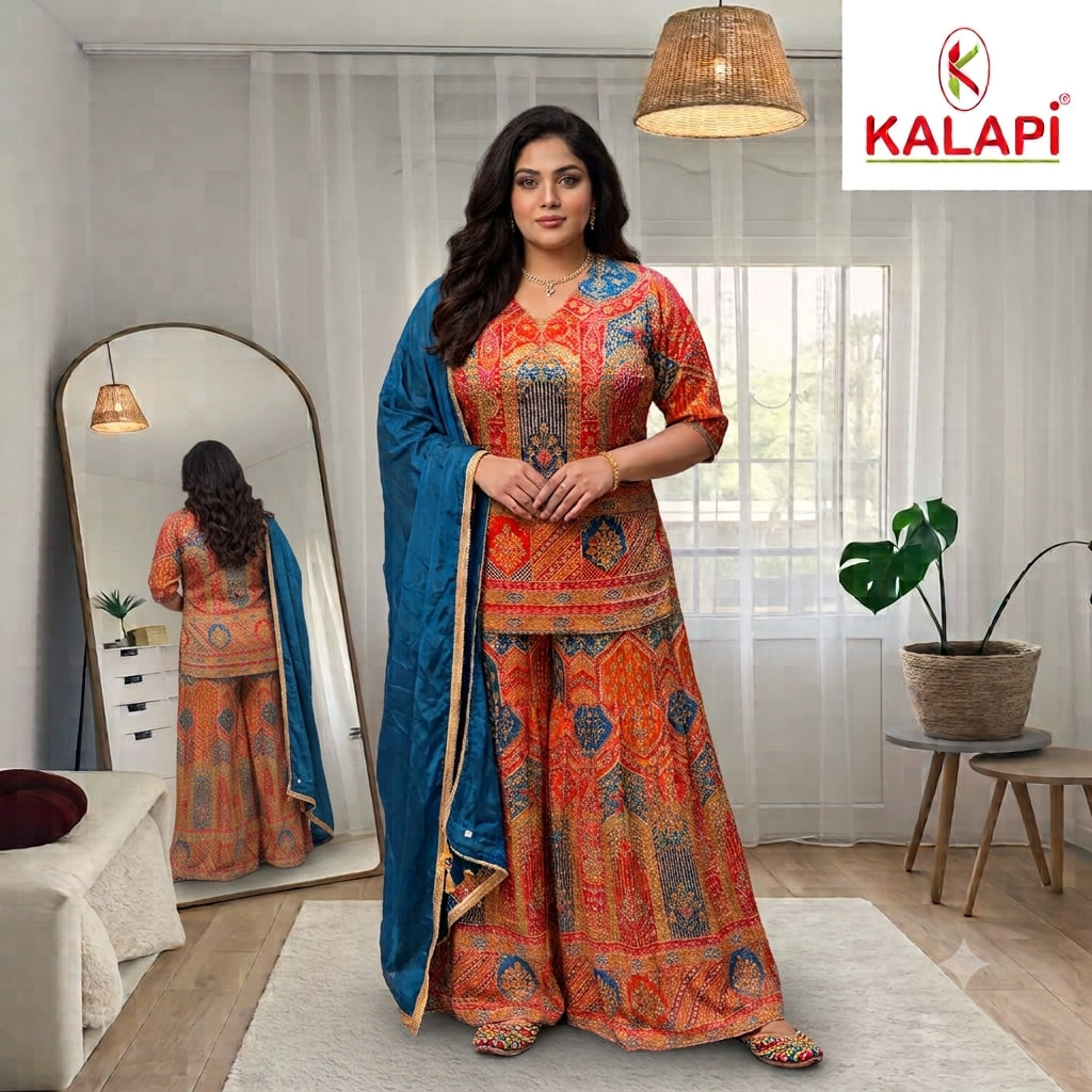 Plus Size look 07, plus size ethnic wear at Kalapi Fashions, Borivali West, Mumbai