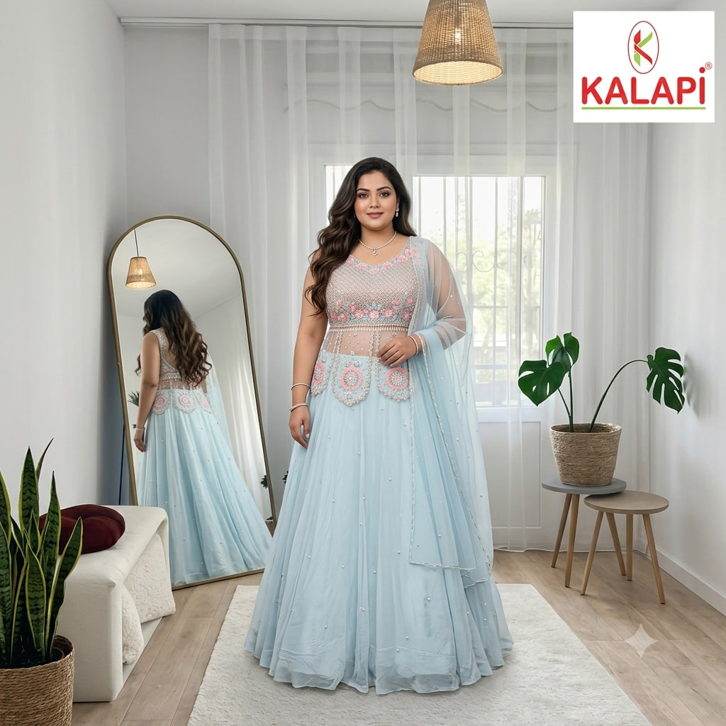 Plus Size look 10, plus size ethnic wear at Kalapi Fashions, Borivali West, Mumbai