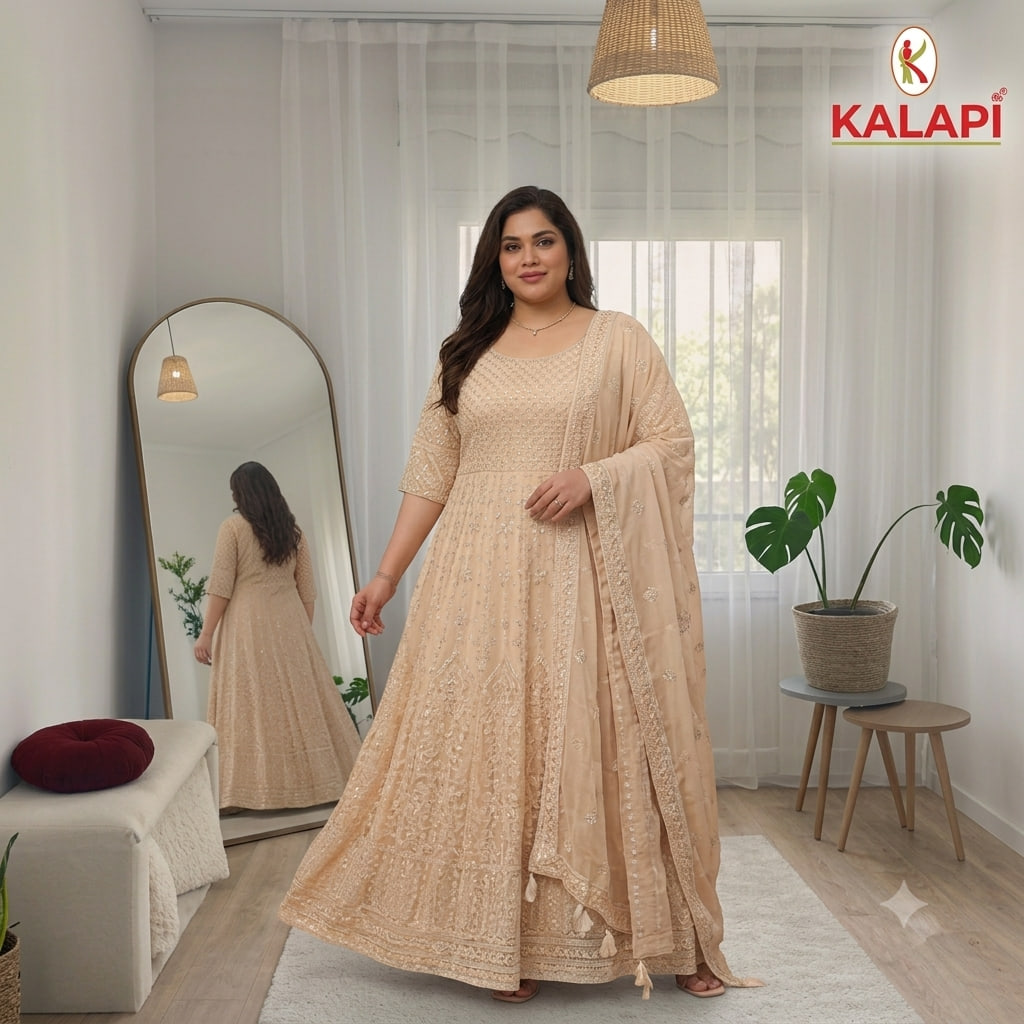 Plus Size look 11, plus size ethnic wear at Kalapi Fashions, Borivali West, Mumbai